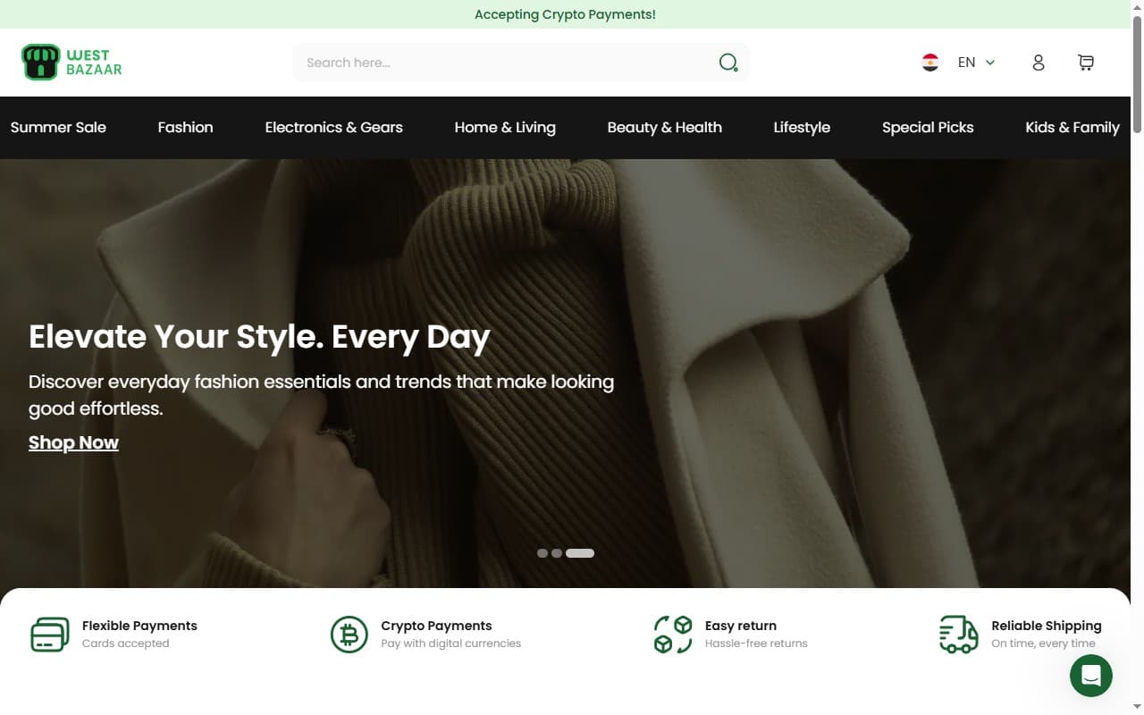 Westbazaar home page